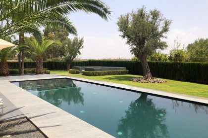 Aménagement paysager d’une villa à Amelkis Marrakech