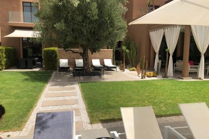 Aménagement paysager d’une villa à Samanah Marrakech