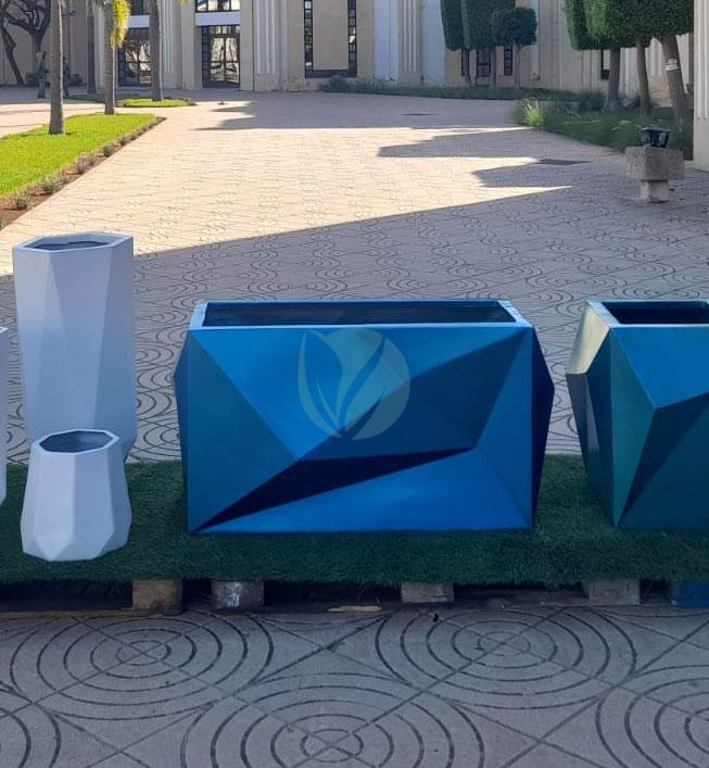 jardiniere geometrique polygonale moderne