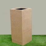 jardiniere polystone rectugulaire verticale