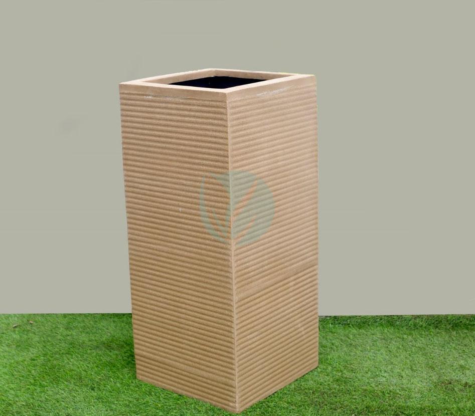 jardiniere polystone rectugulaire verticale