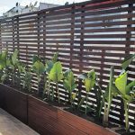 jardiniere en bois avec separation