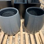 pot a rayures cylindre